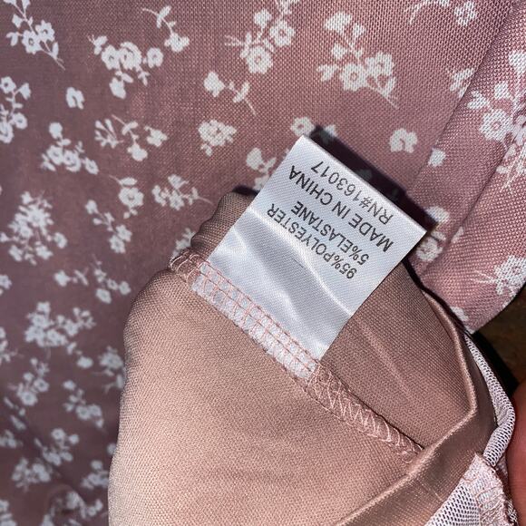 NWOT Princess Polly Mauve Pink Floral Sandra Mini Skirt Women's Size US 2 - Picture 6 of 8